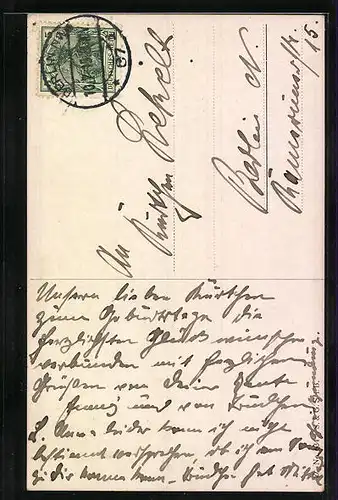 Künstler-AK Knabe in Uniform