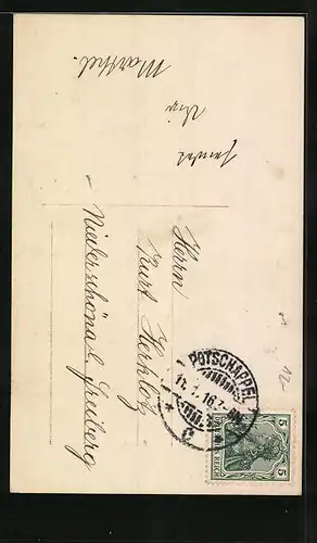 AK Kleiner Junge in Uniform mit Rosenstrauss, Kinder Kriegspropaganda