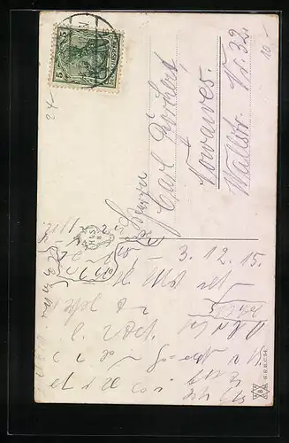 AK Kleiner Junge in Uniform mit Gewehr, Kinder Kriegspropaganda