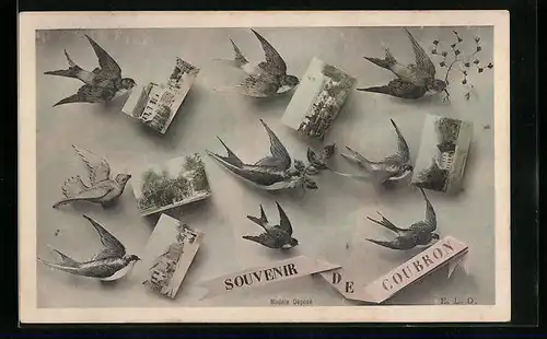 AK Coubron, Vue générale, Une rue