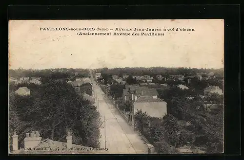 AK Pavillons-sous-Bois, Avenue Jean-Jaurès à vol d`oiseau