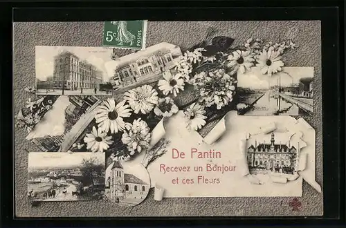 AK Pantin, Les Ecoles, Vue générale, L`Eglise