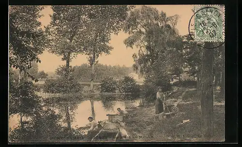 AK Montfermeil, La Mare au Moulin