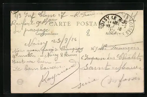 AK Noisy-le-Sec, Souvenir de Noisy-le-Sec