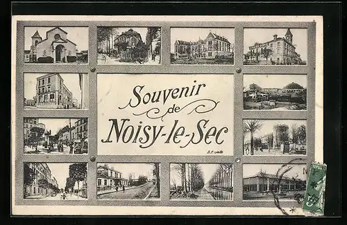 AK Noiusy-le-Sec, Souvenir de Noisy-le-Sec