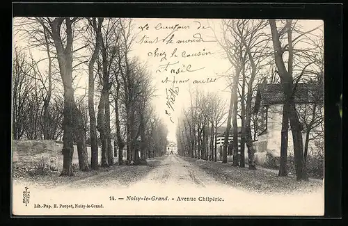 AK Noisy-le-Grand, Avenue Chilpéric