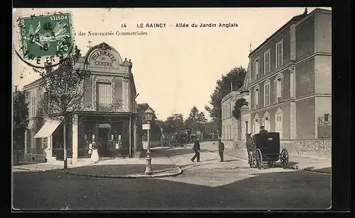 AK Le Raincy, Allée du Jardin Anglais