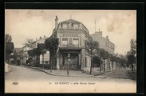 AK Le Raincy, Allée Nicolas Carnot