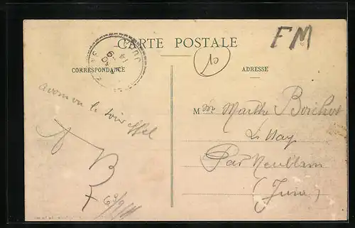 AK Bondy, Rue du Lion à vol d'oiseau