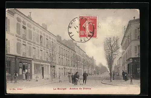 AK Le Bourget, Avenue de Drancy