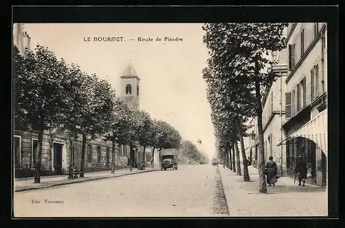 AK Le Bourget, Route de Flandre