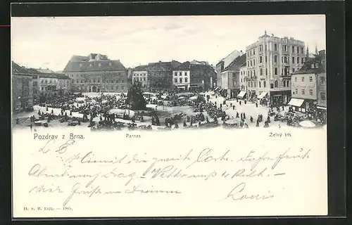 AK Brünn / Brno, Parnas, Zelný trh