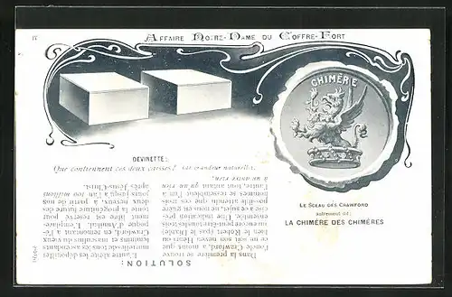 AK Affaire Humbert, Affaire Notre-Dame du Coffre-Fort, La Chimère des Chimères