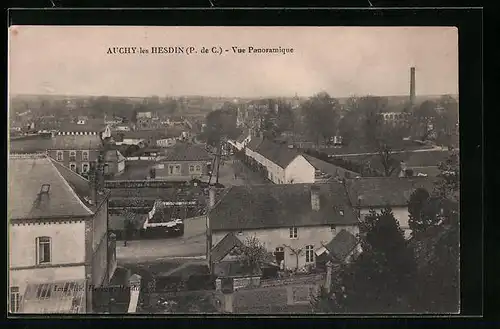 AK Auchy-les-Hesdin, Vue panoramique