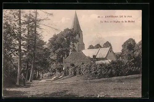 AK St-Pol, Le Bois et l`Eglise de St-Michel