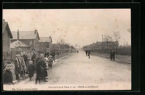 AK Sains-en-Gohelle, Boulevard de la Fosse