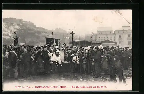 AK Boulogne-sur-Mer, La Bénédiction de la Mer