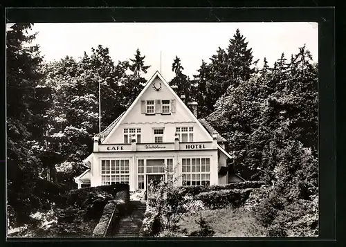 AK Bad Wildungen, Café-Restaurant Waldhaus