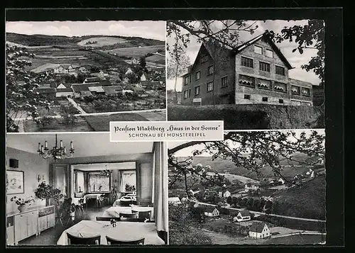 AK Schönau bei Münstereifel, Hotel-Pension Mahlberg Haus in der Sonne