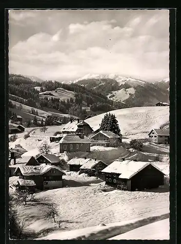 AK Gunzesried, Blaicher Horn im Winter