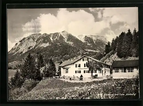 AK Oberstdorf, Gasthaus und Cafe Kühberg