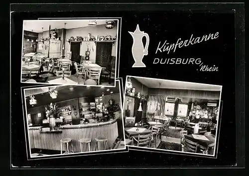 AK Duisburg /Rhein, Gasthaus Kupferkanne