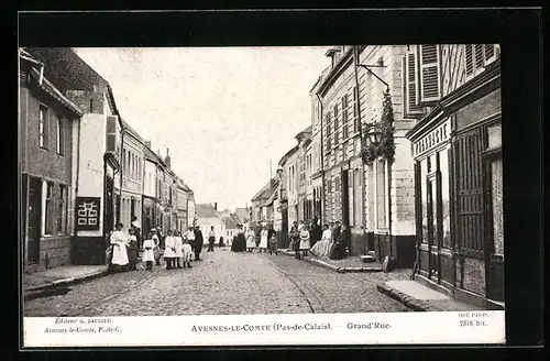 AK Avesnes-le-Comte, Garnd`Rue