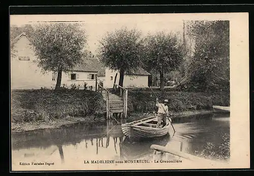 AK La Madeleine-sous-Montreuil, La Grenouillère