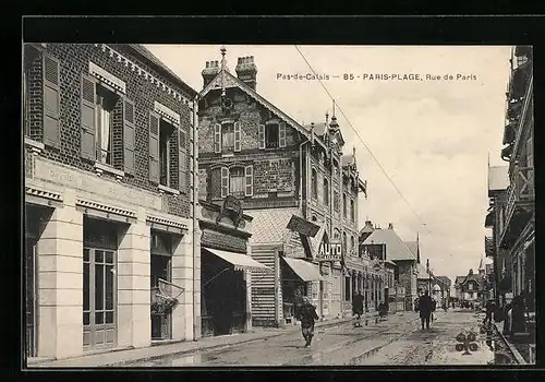 AK Paris-Plage, Rue de Paris, Auto Garage