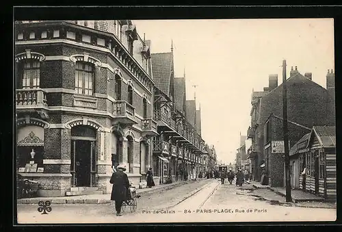 AK Paris-Plage, Rue de Paris