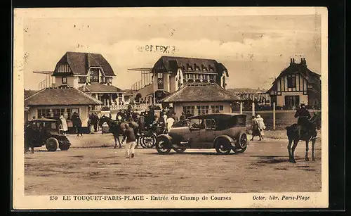 AK Le Touquet - Paris-Plage, Entrée du Champ de Courses