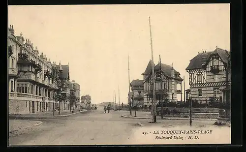 AK Le Touquet - Paris-Plage, Boulevard Daloz