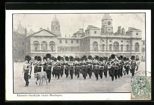 AK Boulogne, Entente Cordiale visite Boulogne