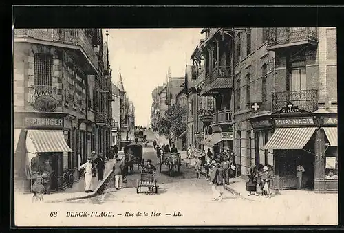 AK Berck-Plage, Rue de la Mer