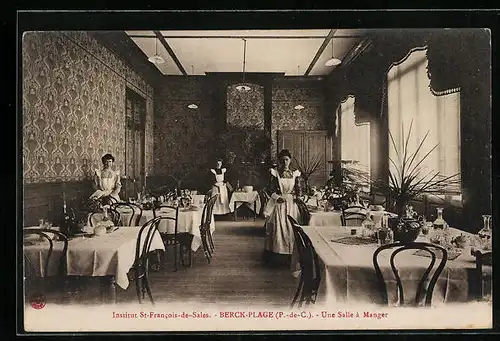 AK Berck-Plage, Institut St-Francois-de-Sales, Une Salle à Manger