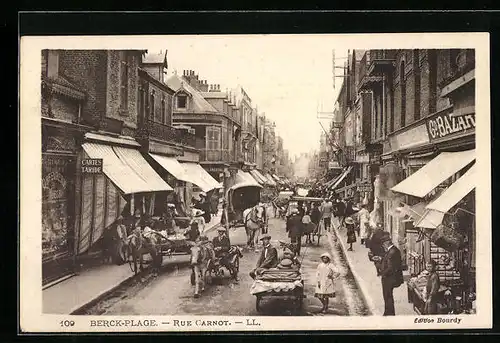 AK Berck-Plage, Rue Carnot