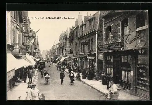 AK Berck-Plage, Rue Carnot