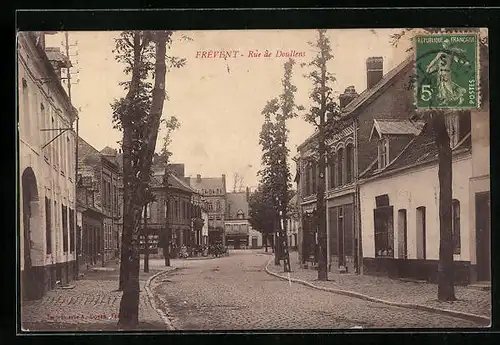 AK Frévent, Rue de Doullens