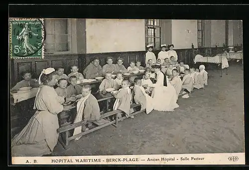 AK Berck-Plage, Ancien Hôspital, Salle Pasteur, Hospital Maritime