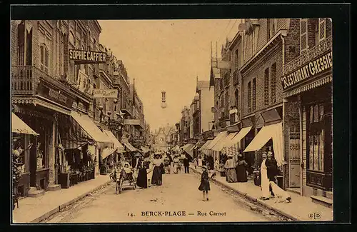 AK Berck-Plage, Rue Carnot