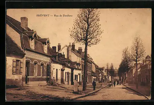 AK Frévent, Rue de Doullens