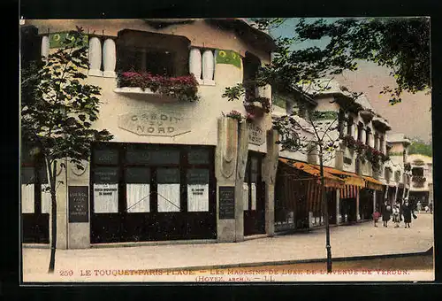 AK Paris-Plage, Les Magasins de Luxe de l`Avenue de Verdun