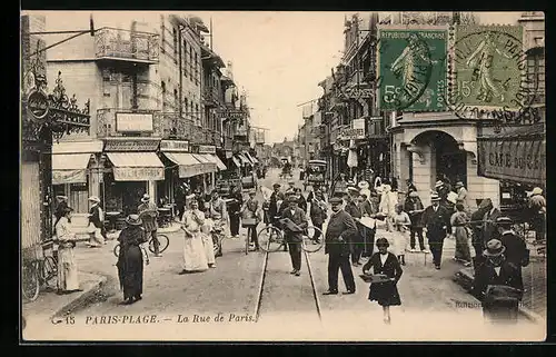 AK Paris-Plage, La Rue de Paris