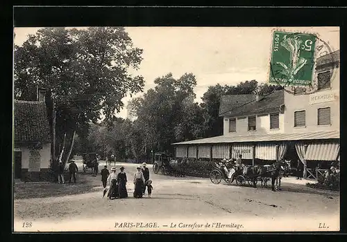 AK Paris-Plage, Le Carrefour de l`Hermitage