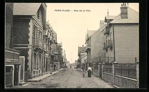 AK Paris-Plage, Rue de la Paix