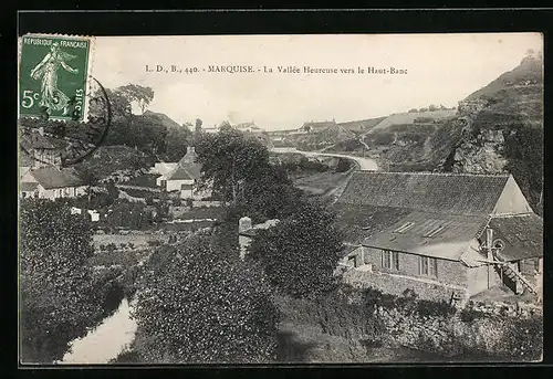 AK Marquise, La Vallée vers le Haut-Banc