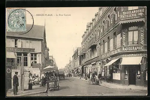AK Berck-Plage, La Rue Carnot