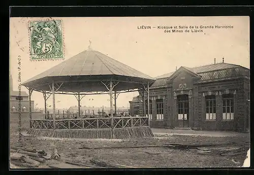 AK Liévin, Kiosque et Salle de la Grande Harmonie des Mines