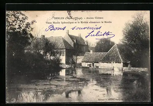 AK Herlen, Vieux Moulin hydraulique et la Rivière alimentant de moulin