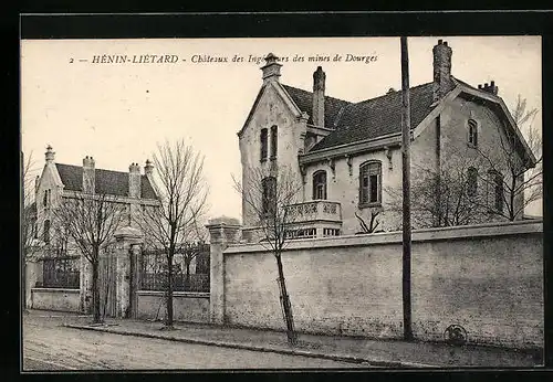 AK Hénin-Liétard, Châteaux des Ingenieurs des mines de Dourges